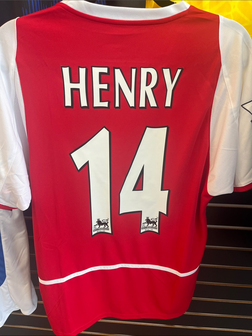 Retro Thierry Henry #14 Red Arsenal Jersey